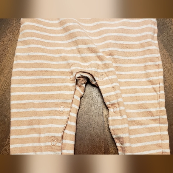 Organic Little Planet By Carter's Striped Sleeveless Baby Girl Romper Size 18m - Picture 5 of 12